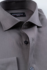 Dark Grey Men's Dress Shirt